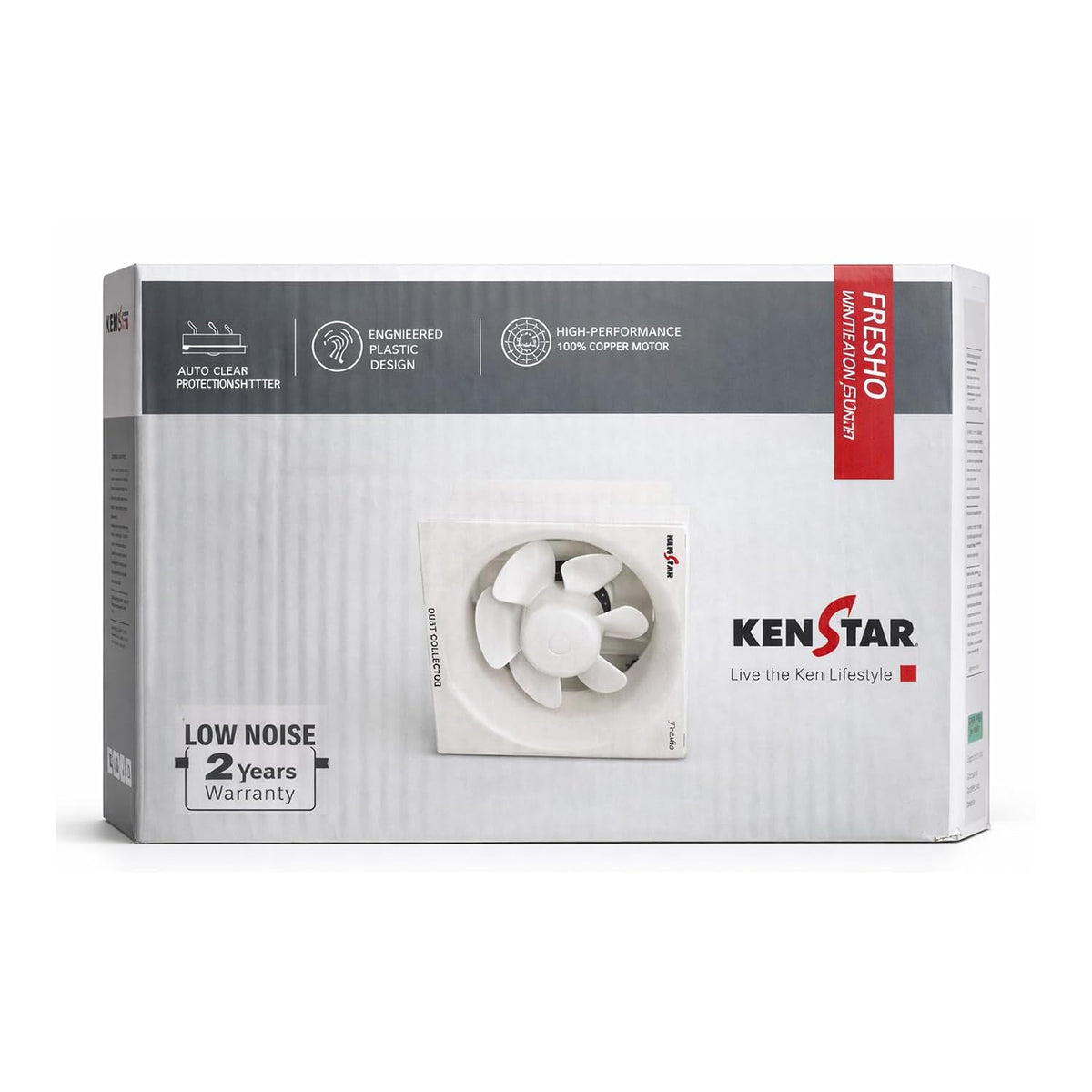 Kenstar Fresho 150 mm Ventilation Exhaust Fan (White)