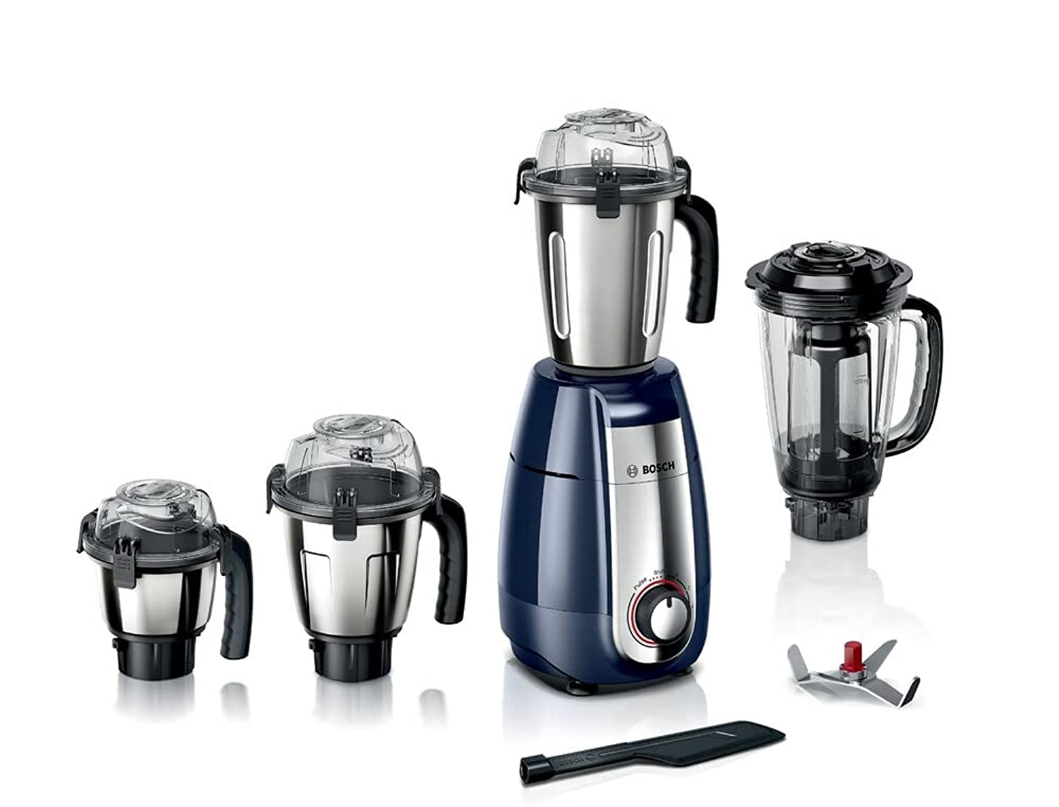 BOSCH TrueMixx 750 W Mixer Grinder, 750W 3 Jar Green MG4413C4GI