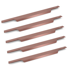 Plantex Profile Handle for Kitchen Cabinet/20 Inch Aluminium Drawer Profile Handle/Wardrobe Pull Handle for Home/Office/Hotel - Pack of 5 (Rose Gold) (Model APS-PF-1004)-1