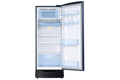 Samsung 183 L, 2 Star, Digital Inverter, Direct-Cool Single Door Refrigerator (RR20H1812HV/HL, Himalayan Poppy Blue, Base Stand Drawer, Single Touch)-4