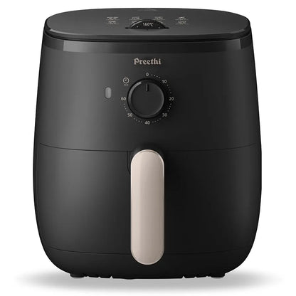 Preethi AIRPOT  APT001, uses up to 90% less fat, 1500W, Grill, Bake, Fry, Roast, Reheat, Airfryer for 4-5 people, 90+ Recipes, with Fast Flux Technology , Large 3.7 liter