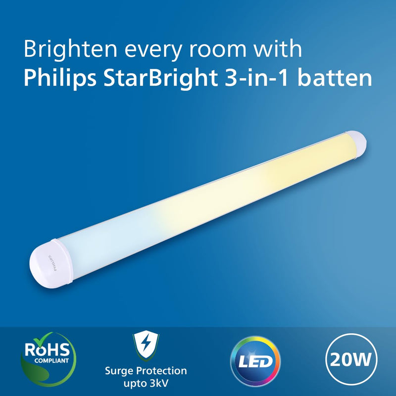Philips StarBright Wide Nxt 20W Linear LED Batten