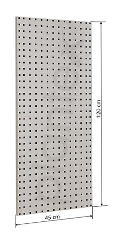 Plantex Peg board For Wall/Tool Organizer Pegboard For Garage Workshop/Storage Board/Hanging Tools Peg board 120 X 45 Cm, (Metal)-2