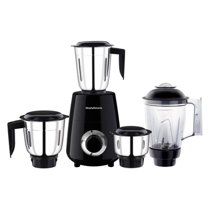 Morphy Richards Icon Superb 750 Watts Mixer Grinder| 4 Stainless Steel Mixer Jars Including Juicer Jar| 3-Speed Control With Pulse Effect Mixie| 1-Yr Warranty By Brand| Dark Grey