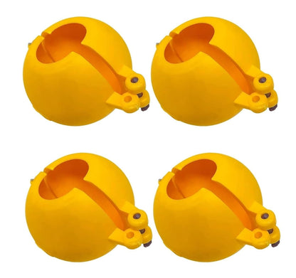 Dynore Plastic Laddu Making Mould, Laddu Maker,Mithai Maker Mould Sancha for Ganpati,Diwali, Janmashtmi and Other Festival for Indian Mithai-4 pc