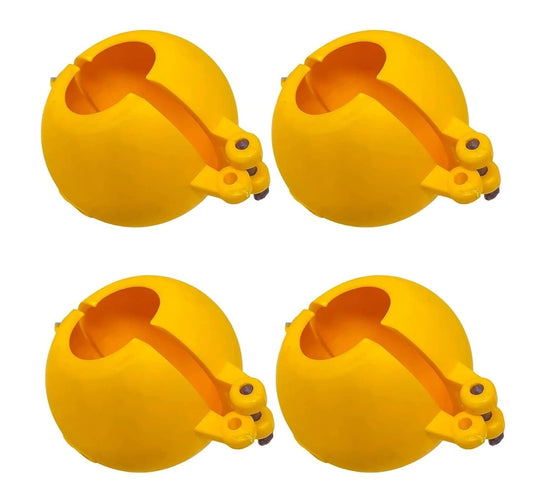 Dynore Plastic Laddu Making Mould, Laddu Maker,Mithai Maker Mould Sancha for Ganpati,Diwali, Janmashtmi and Other Festival for Indian Mithai-4 pc