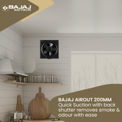 Bajaj AirOut 200 MM 4 Star Dom Exhaust Fan-2