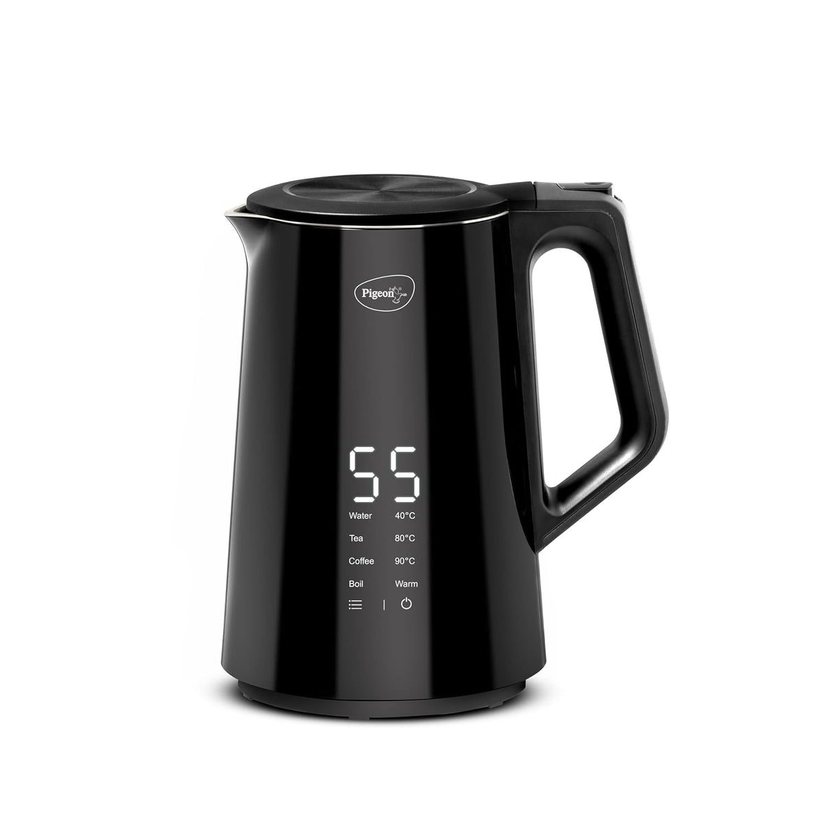 Pigeon Spark Digital Kettle 1500 Watt, 1.5 L with Stainless Steel Body, Used for Boiling Water and Milk, Tea, Coffee, Oa