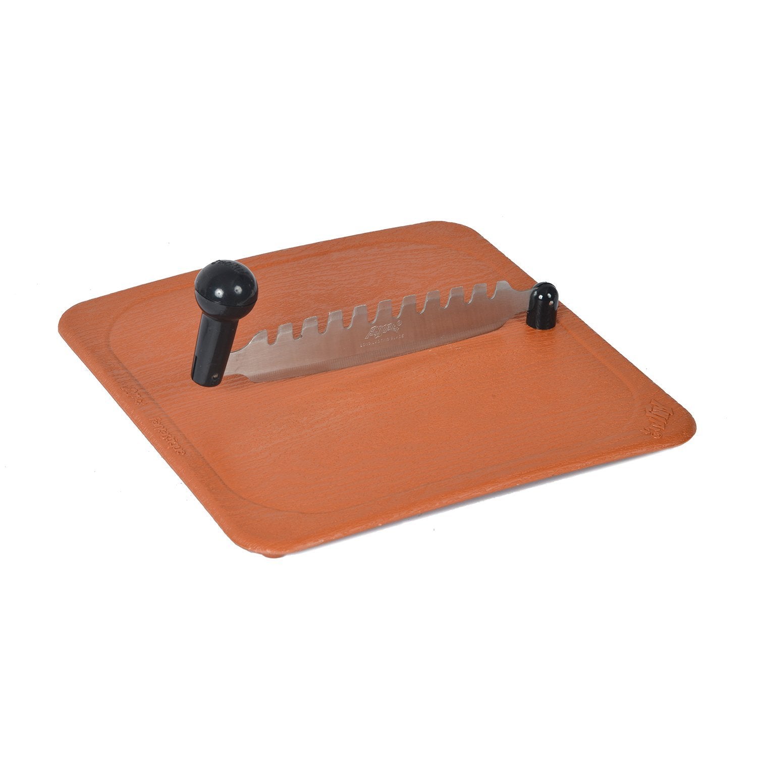 Anjali - FC02 Deluxe Fantastique Plastic Vegetable and Fruit Cutter (Brown, Silver, Small)