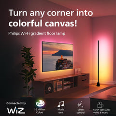 Philips LightTheatre Wi-Fi Gradient Floor Lamp