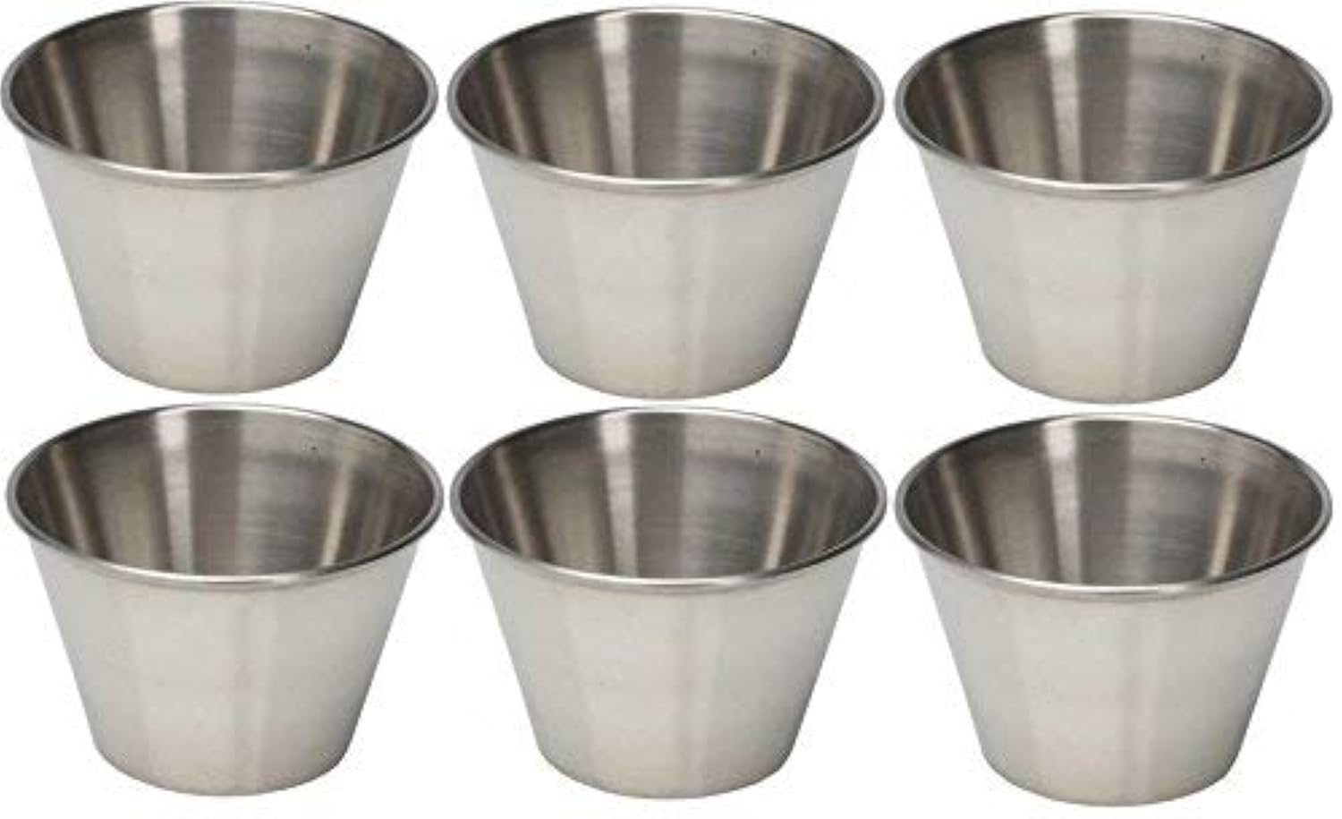 Dynore Set of 6 Sauce Cup - 75 ml Each||Multipurpose Small Cups Bowls