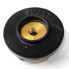 Jar Rubber Coupler with Brass Bush (38 mm) - Pack of 2 | Compatible with Sujata Mixer Grinder