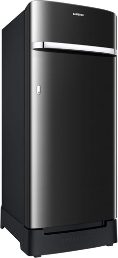 Samsung 215 L, 3 Star, Digital Inverter, Direct-Cool Single Door Refrigerator (RR23D2H23BX/HL, Luxe Black, Base Stand Drawer)-3