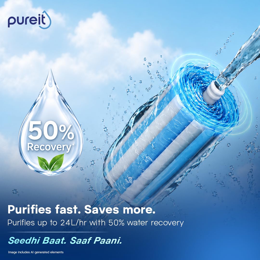 Pureit Lithos 2X RO Water Purifier for Home (PIRO10091MECA6B)-4