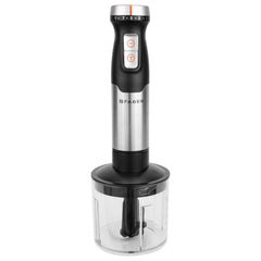 Faber 1000 Watts Hand Blender with Chopper and Whisker | Cool Touch Handle | 9 Speed | SS Bending Rod | Easy to Clean | 