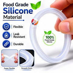 Jar Lid Gasket Set (3) + Speed Control Knob Combo | Compatible with Sujata Mixer Grinder