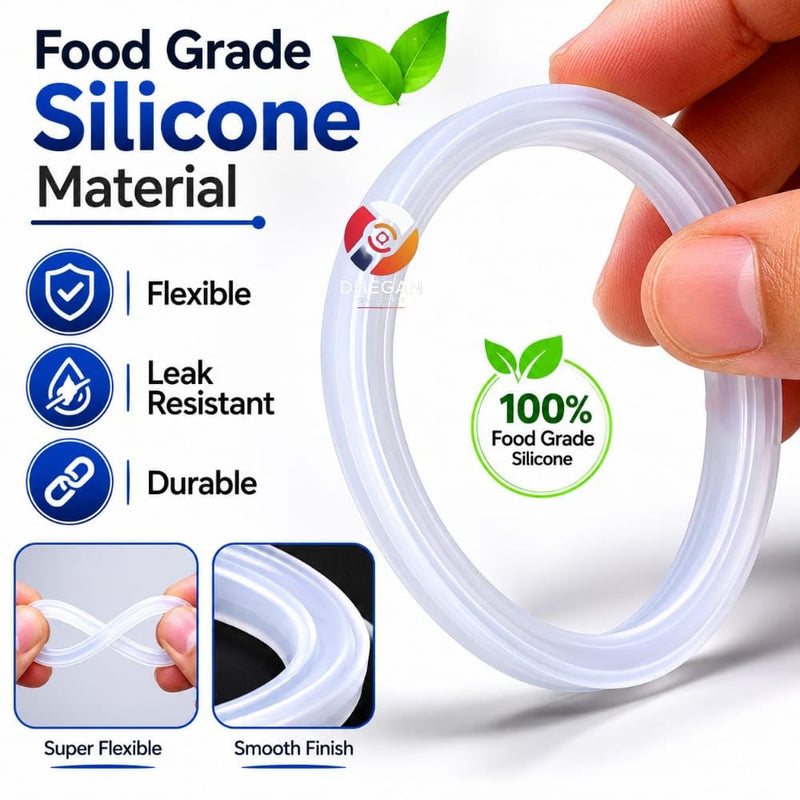 Jar Lid Gasket Set (3) + Speed Control Knob Combo | Compatible with Sujata Mixer Grinder