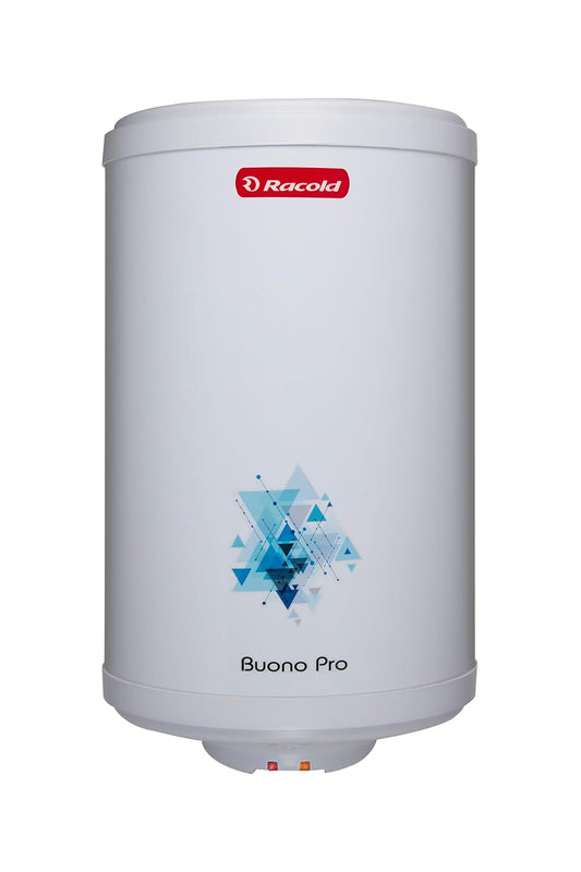 Racold Buono Pro NXG 15L ABS Body 5 Star Water Heater (Geyser) - 7 Yrs Tank Warranty, Corrosion Prevention With Superior Titanium Enameled Tank Coating, Suitable for Buildings, for elegant aesthetics