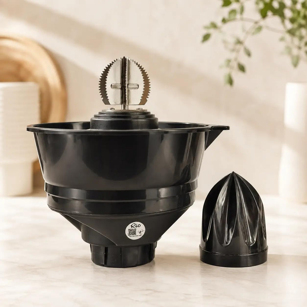 RIO Coconut Scraper & Citrus Juicer Attachment | Compatible with Sujata Mixer Grinder