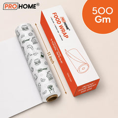 PROHOME 50 Meter Food Wrapping Paper for Roti | Reusable Butter Paper Roll for Kitchen, Baking, Cooking, Packing & Serving | Non-Stick Foil Paper for Food Wrap