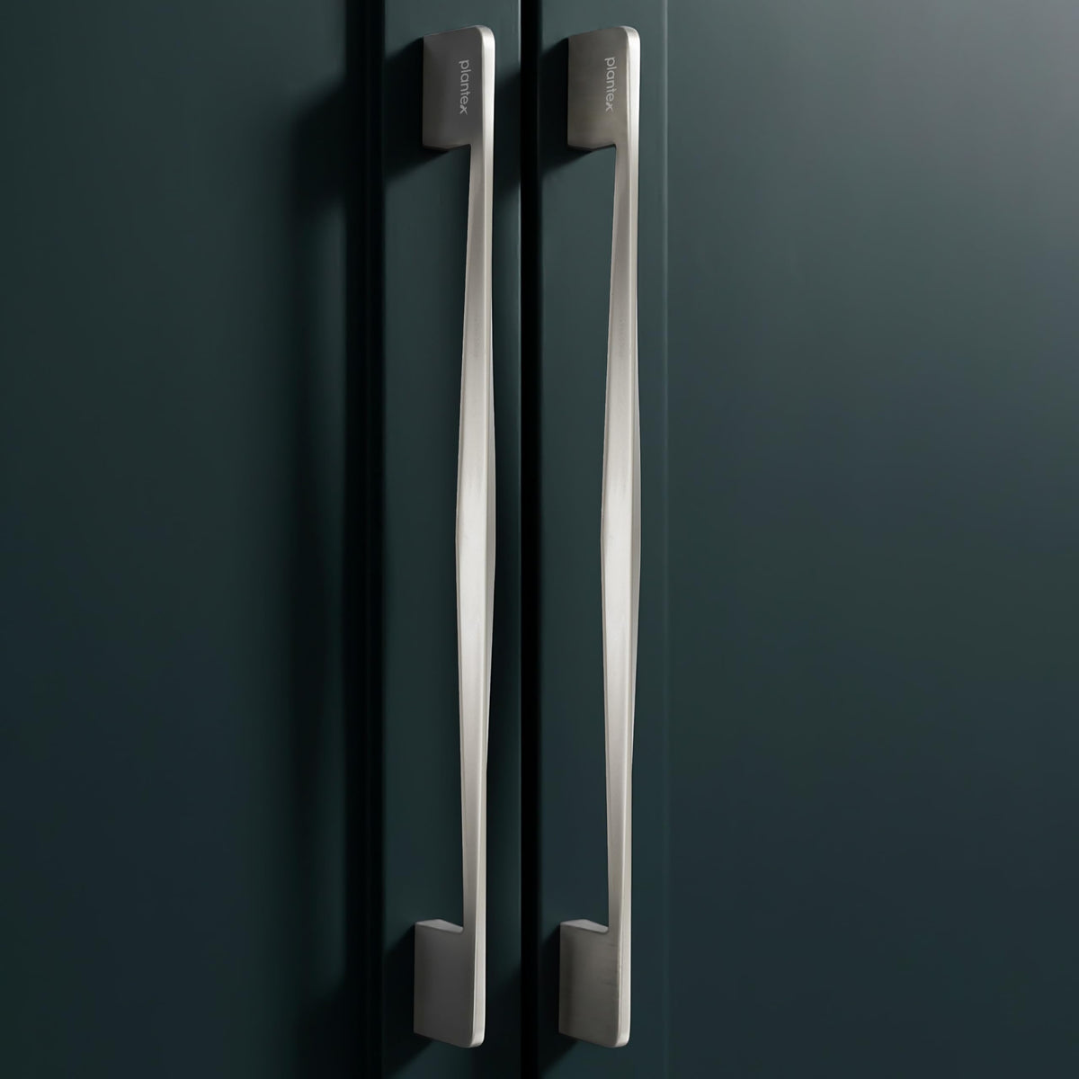 Plantex Cabinet Handle/288mm Handle for Wardrobe/Kitchen Handle/Pull-Push Handle for Home/Office - Pack of 2 (Satin)-1