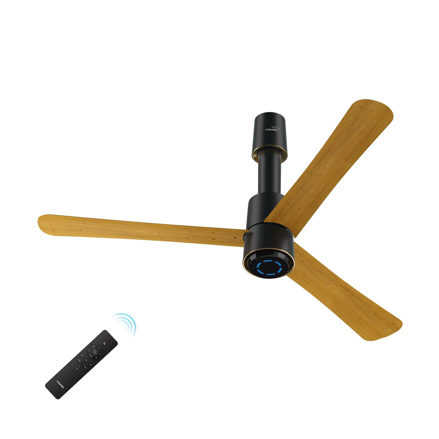V-Guard Insight-G Premium Bldc Ceiling Fan For Home | 6 Speed Settings | 5 stars Energy Saving | Convenient Remote Control | High-Speed 100% Copper Motor | 1.2M (Elegance Brown Matte)