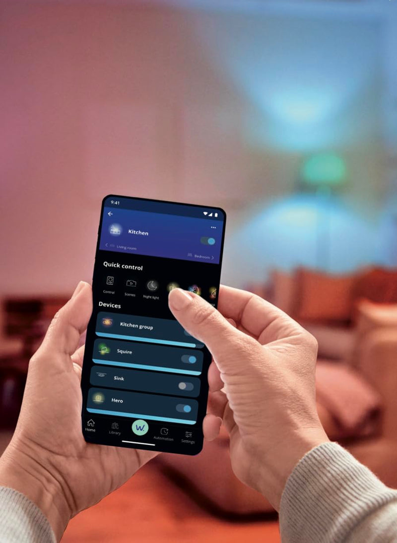 Philips Smart WiFi Aura LED Downlight (Wiz Connected) (Warm White to cool, B0F948MCGH)