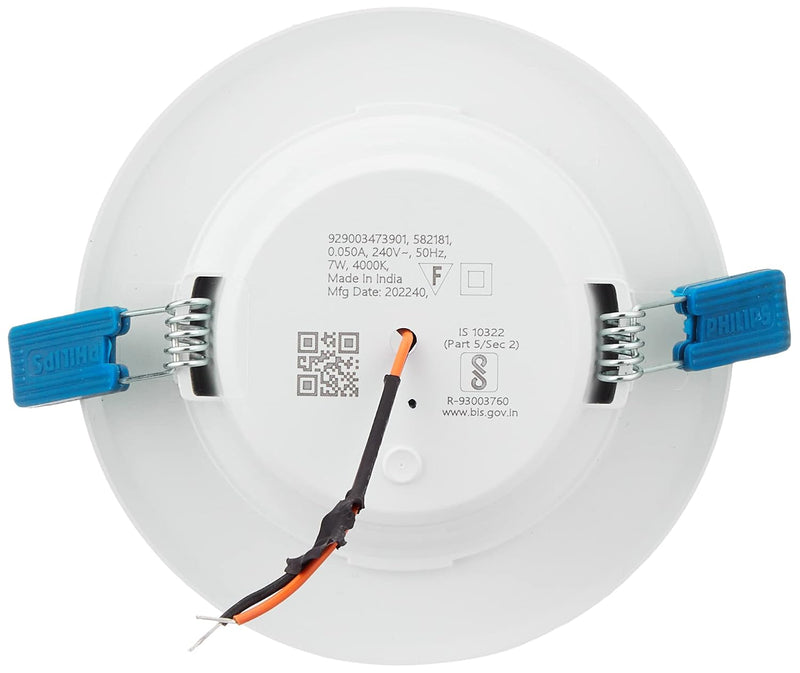 Philips Polycarbonate Starfit 7 Watt Concealed JB LED Downlighter For Ceiling With 3 Inch Cut-Out (Natural
