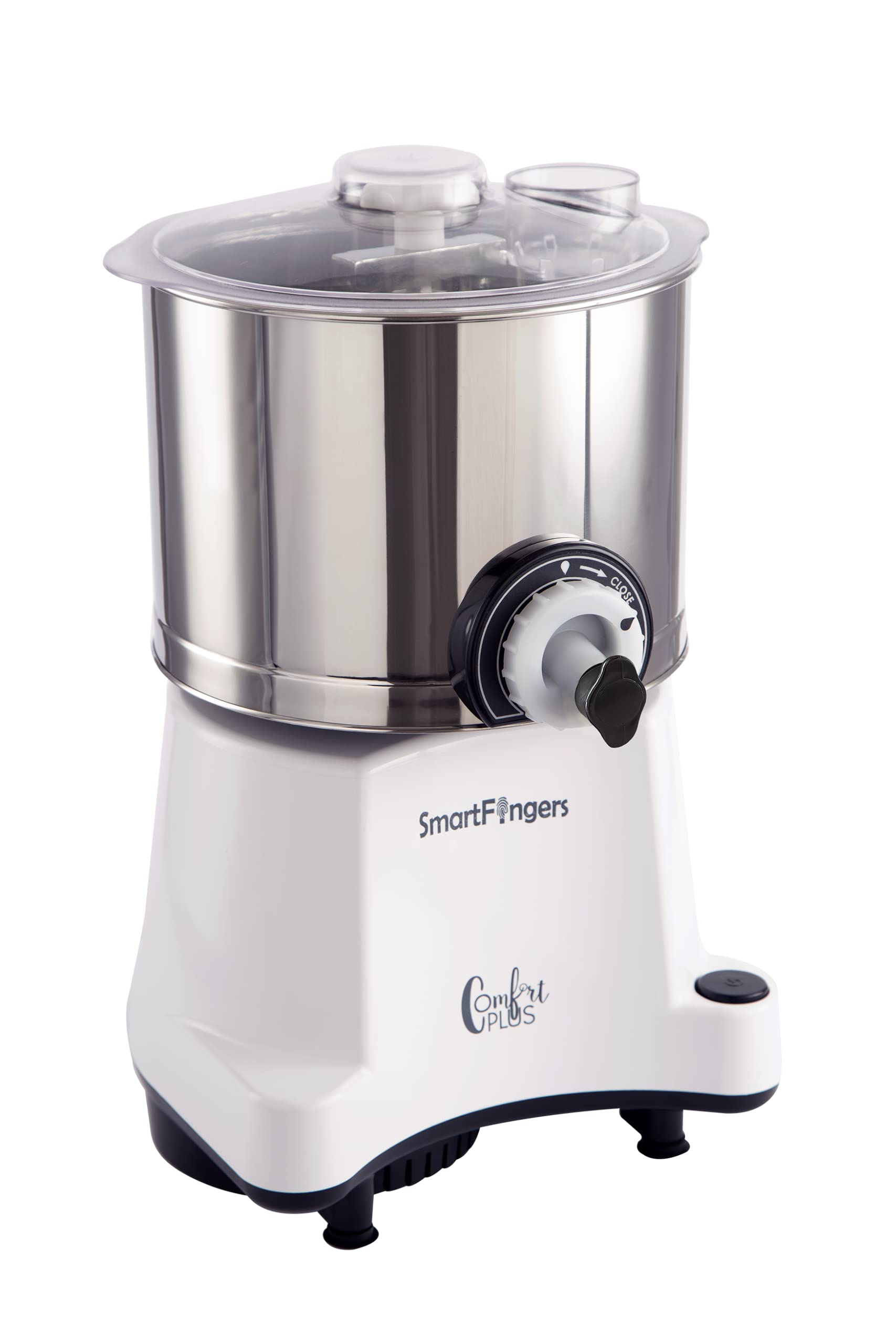SmartFingers Stainless Steel Comfort Plus Table Top Magic Wet Grinder 110V 60Hz (1.25 L) For Usa Canada And Japan Only, Pink