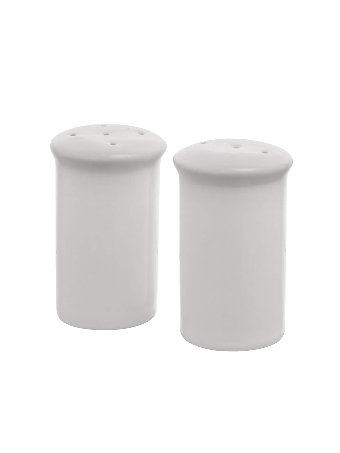 Clay Craft Basics White Ceramic Set/Salt and Pepper Shaker, White Ceramic