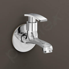 Plantex Bib Cock Water Tap for Bathroom with Brass Spindle and Water Saving Nozzle/Kitchen and Bathroom Accessories - Pack of 2 (Long Body-Chrome)-6