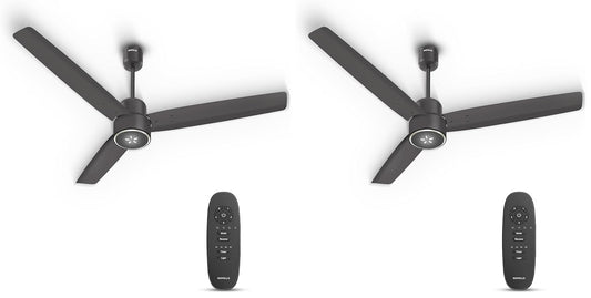 Havells FAB BLDC ULED Ceiling Fan 1200mm, 5 star, LED Speed Indicator, 380 RPM, Up to 65% Savings,Reverse Rotation,4 Speed Modes,Low Wattage 30W,Low Noise,Air Flow:225 CMM, 3 Year Warranty,Smoke Brown