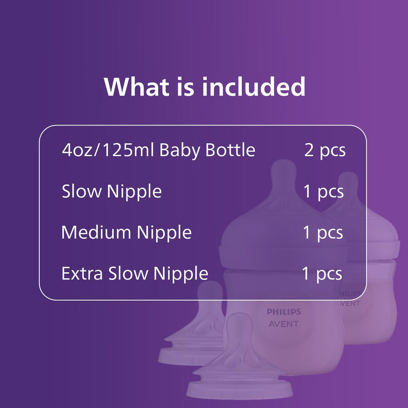 Philips Avent Natural Baby Feeding Bottle Combo (Clear, B075CQVBJ4)