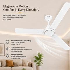 Polycab Aerorush BLDC 1200 mm Ceiling Fan with Remote | 5 Star-2
