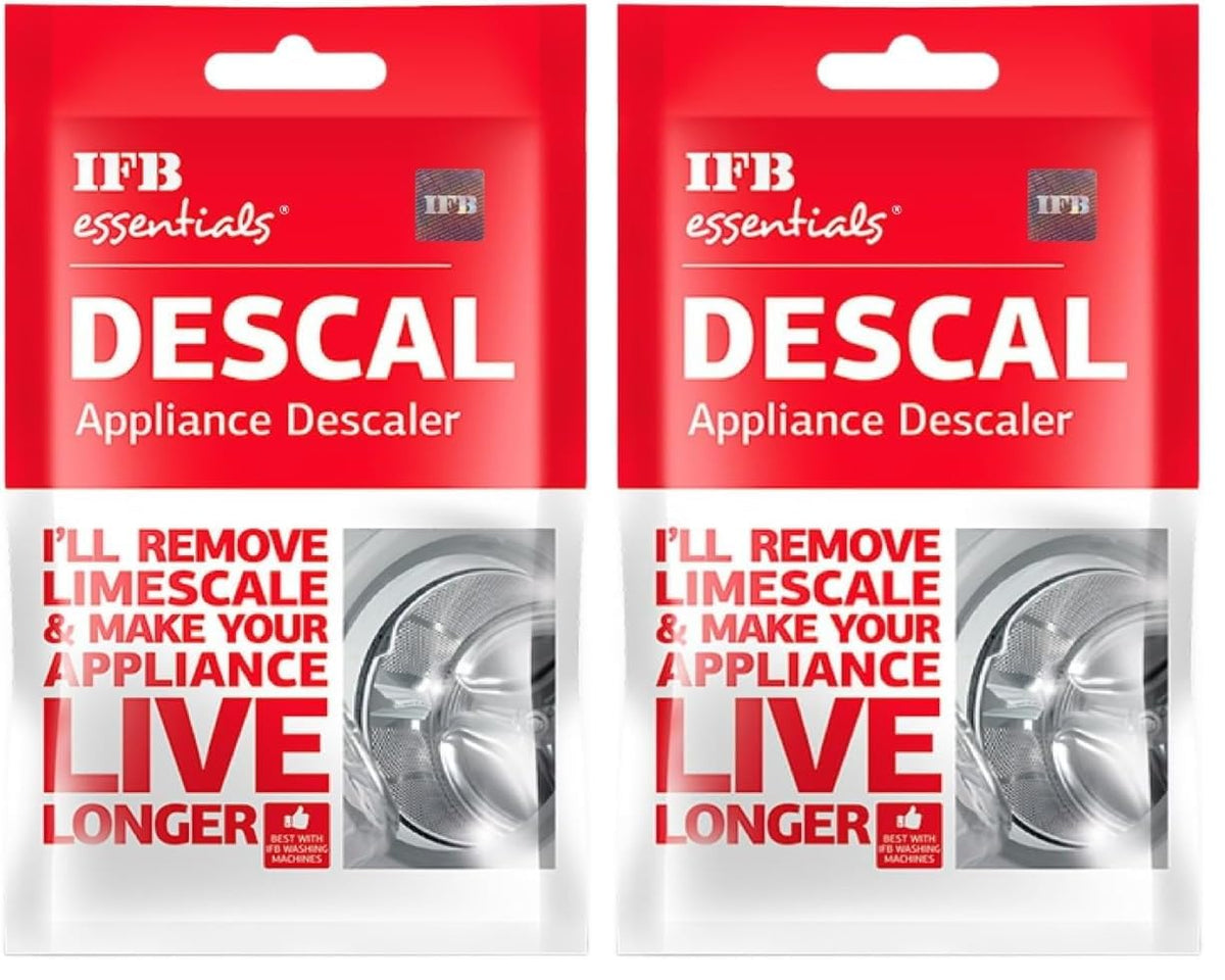 IFB Descale Powder For Washing Machine Drum Cleaner & Tub Cleaner, Washing Machine Cleaner Powder for all Front & Top Lo