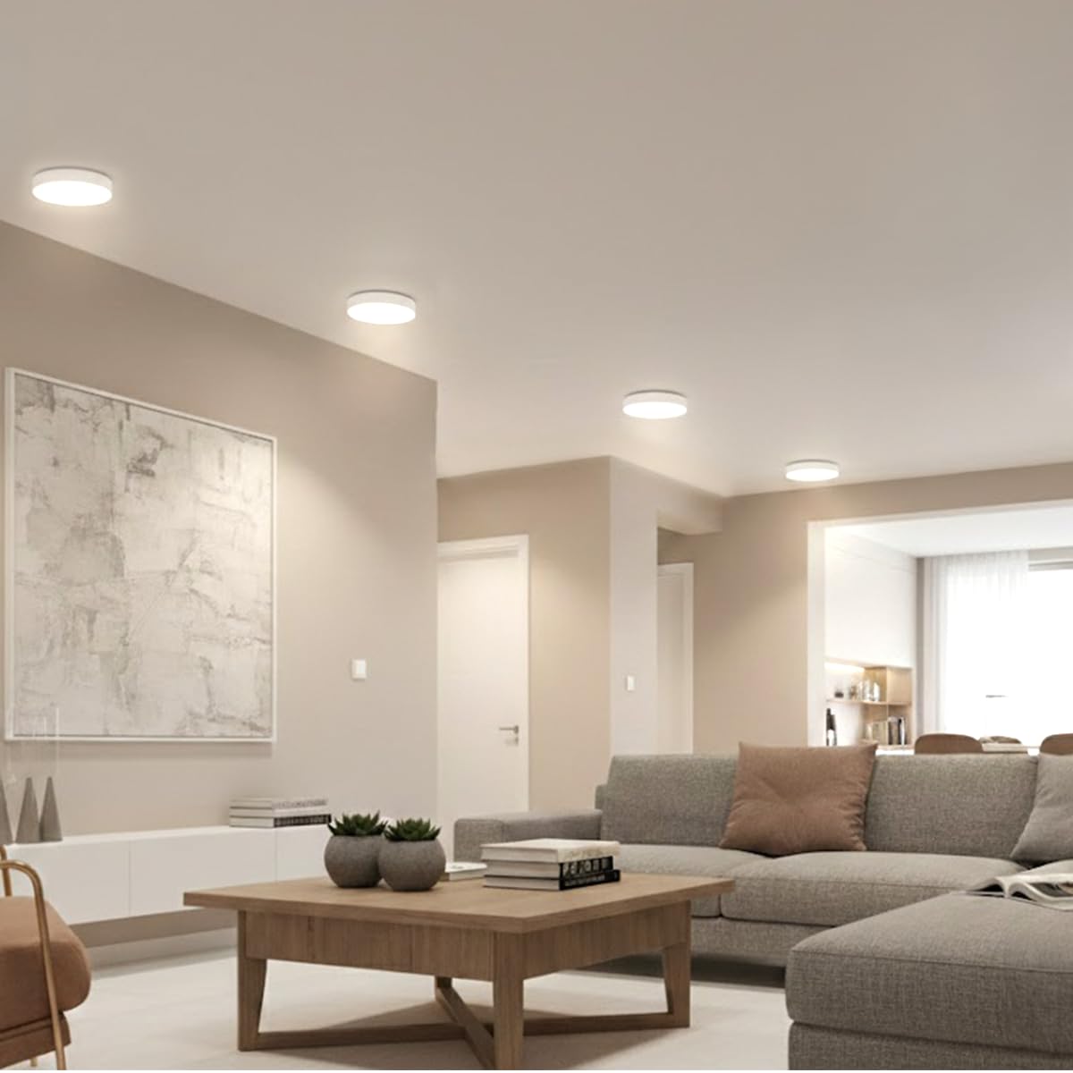 Philips 6W SeamGlow Round LED Surface Downlight