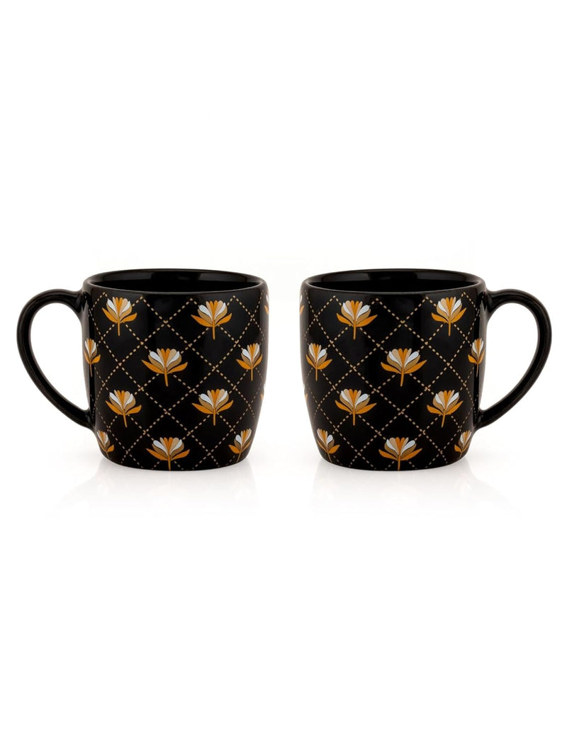 Clay Craft Fine Ceramic Tea/Coffee Cup Set of 6-200 ml Each (Pebble B301), Tea Cup Set of 6, Microwave & Dishwasher Safe, Mugs for Coffee, Cups Set of 6, Mug Set, Gift Set, Ideal for Gifting