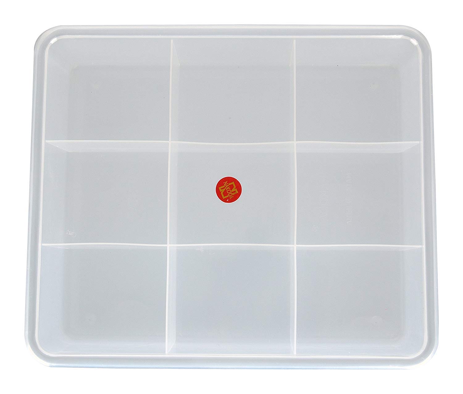 9 Grids High Thickness Plastic Multipurpose Rectangular Big Storage Box with Tight Lid - Big
