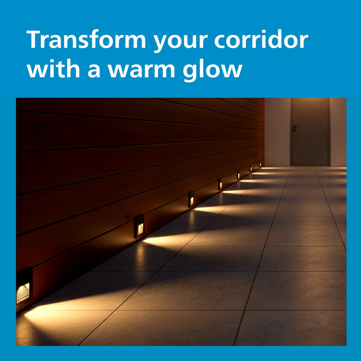 Philips 3W StepShine LED Step Light for Indoor & Outdoor Use