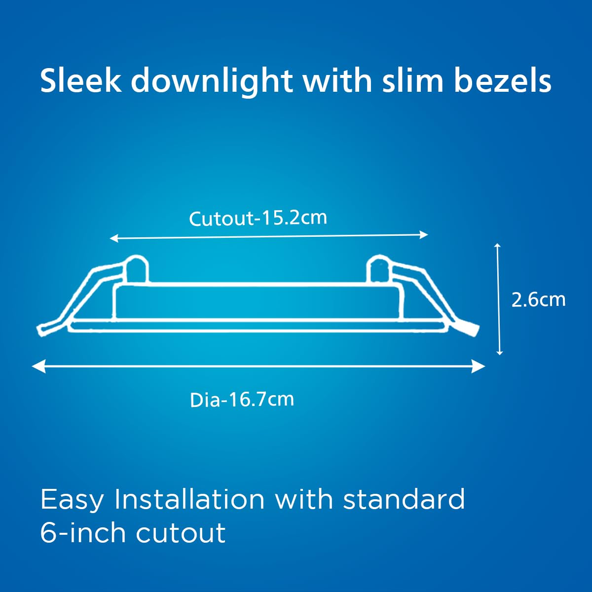 Philips Smart WiFi Neo LED Downlight 15W (Pack of 2)