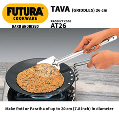Hawkins Futura Hard Anodised Tava 26 cm, 4.88 mm