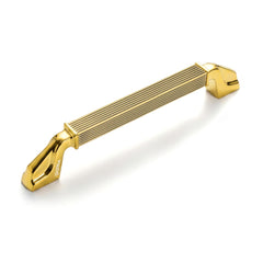 Plantex Aluminium Cabinet Handle/160mm Wardrobe Handle for Home/Cupboard Door Pull-Push Handles for Office - Pack of 1 (Brass Antique & Gold)-1