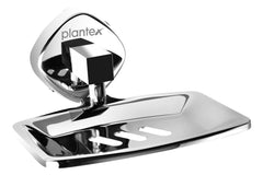 Plantex Maxx Stainless Steel Soap Holder for Bathroom/Soap Dish/Bathroom Soap Stand/Bathroom Accessories - (Square,Chrome)-1