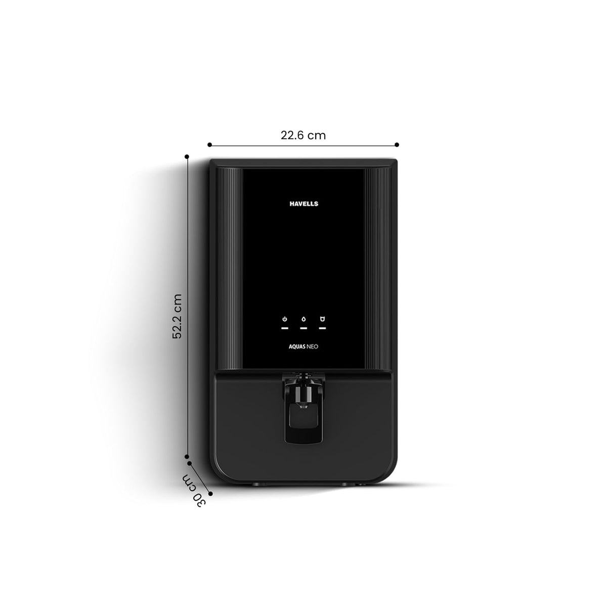 Havells Aquas Neo Water Purifier, RO + UF Purification, Vital Magnesium Enriched, 7-stages, 7L Storage, Ideal for Borewell, Tanker & Municipal Water, (GHWRAES025)-6