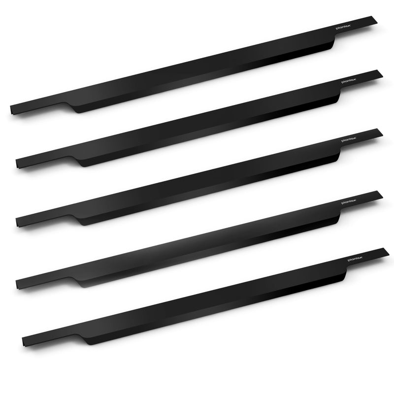 Plantex Profile Handle for Kitchen Cabinet/26 Inch Aluminium Drawer Profile Handle/Wardrobe Pull Handle for Home/Office/Hotel - Pack of 5 (Black) (Model APS-PF-1004)-1