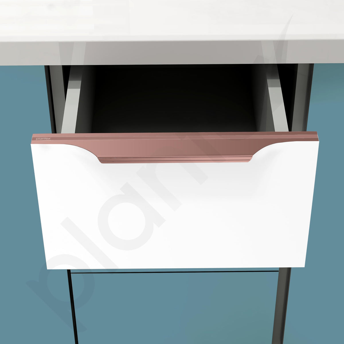 Plantex Profile Handle for Kitchen Cabinet/14 Inch Aluminium Drawer Profile Handle/Wardrobe Pull Handle for Home/Office/Hotel - Pack of 5 (Rose Gold) (Model APS-PF-1003)-6