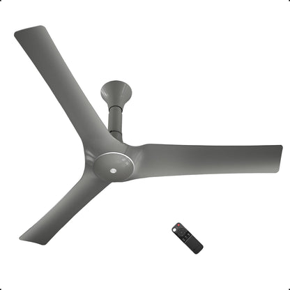 atomberg Aris Gladius Smart 900mm BLDC Ceiling Fan with IoT & Remote | BEE 5-Star| Advance Air+ Technology | Silent Operation | Energy Efficient | Free Installation | 5 Year Warranty (Pearl White)