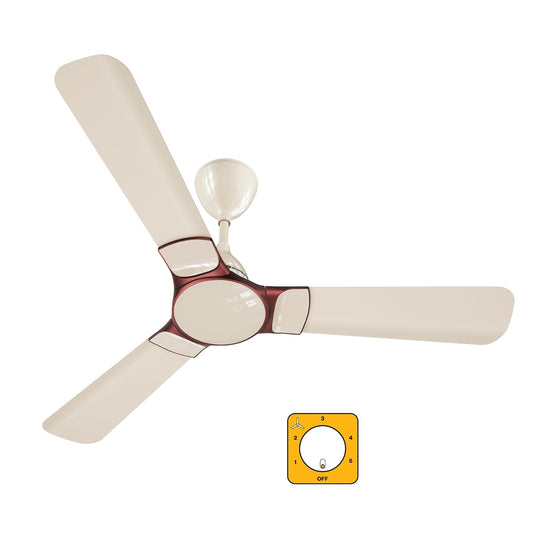atomberg Erica Nuvo Regulator 1200mm BLDC Ceiling Fan | Newly Launched | Advance Air+ Technology | Award Winning Designer Fan | BEE 5 star | Low noise operation | 3 Years Warranty (Seasand Ivory)