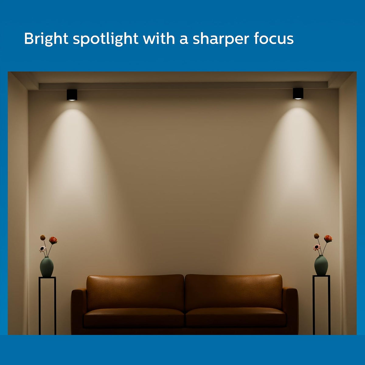 Philips 6W Surface Mounted LED Spot Light (Pack of 6) (Warm White, B0CVH5Y68H)