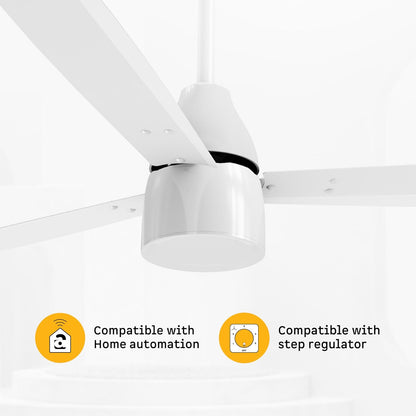 atomberg Renesa Prime 1200mm BLDC Ceiling Fan | Compatible with Step Regulator | BEE 5 star | High Air Delivery | Low Noise | Sleek Design | Power Saving | 3 Year Warranty| Gloss White